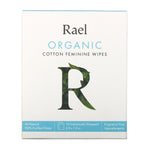 Rael, Organic Cotton Feminine Wipes, 10 Wipes - The Supplement Shop