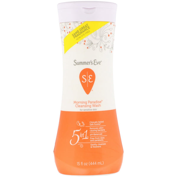 Summer's Eve, 5 in 1 Cleansing Wash, Morning Paradise, 15 fl oz (444 ml) - The Supplement Shop