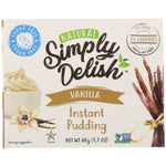 Natural Simply Delish, Natural Instant Pudding, Vanilla, 1.7 oz (48 g) - The Supplement Shop