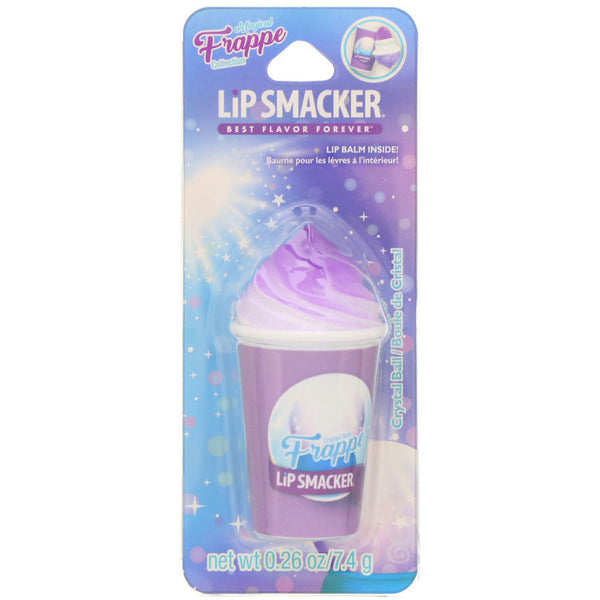Lip Smacker, Frappe Cup Lip Balm, Crystal Ball, 0.26 oz (7.4 g) - The Supplement Shop