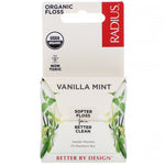 RADIUS, Organic Floss, Vanilla Mint, 55 yds (50 m) - The Supplement Shop