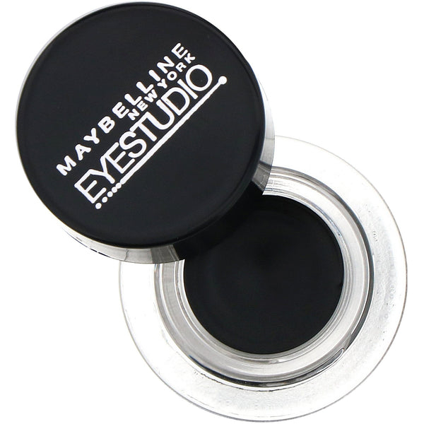 Maybelline, Eye Studio, Lasting Drama, Gel Eyeliner, 950 Blackest Black, 0.106 oz (3 g) - The Supplement Shop