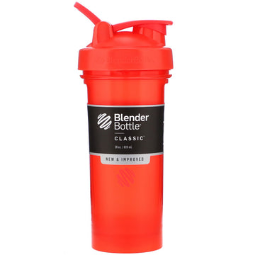 Blender Bottle, Classic With Loop, Red, 28 oz (828 ml)
