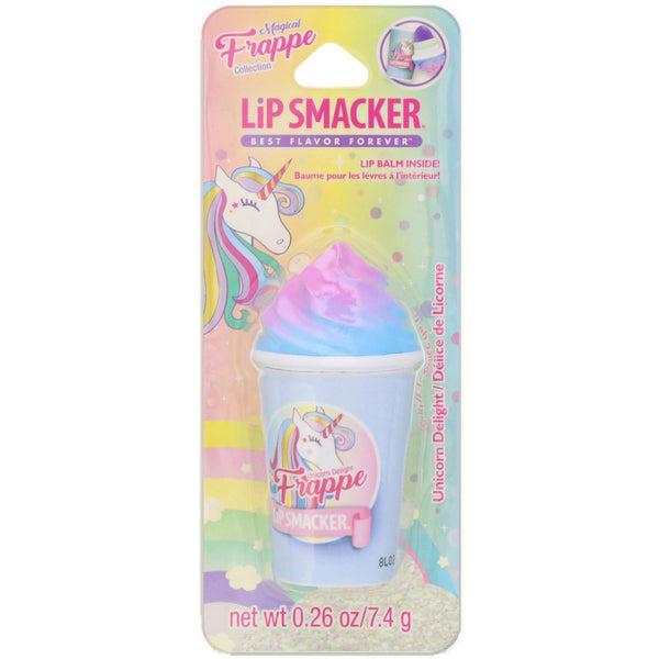 Lip Smacker, Frappe Cup Lip Balm, Unicorn Delight, 0.26 oz (7.4 g) - The Supplement Shop