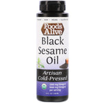 Foods Alive, Artisan Cold-Pressed, Black Sesame Oil, 8 fl oz (236 ml) - The Supplement Shop
