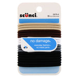 Scunci, No Damage Elastics, Khaki, 18 Pieces - The Supplement Shop