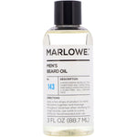 Marlowe, Men's Beard Oil, No. 143, 3 fl oz (88.7 ml) - The Supplement Shop