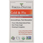 Forces of Nature, Cold & Flu, Organic Medicine, ImmuneDrops, Maximum Strength, 0.34 oz (10 ml) - The Supplement Shop