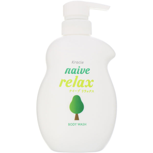 Kracie, Naive, Body Wash, Relax, 17.9 fl oz (530 ml) - The Supplement Shop