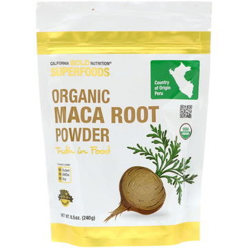 California Gold Nutrition, Superfoods, Organic Maca Root Powder, 8.5 oz (240 g)