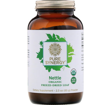 Pure Synergy, Nettle, Organic Freeze-Dried Leaf Powder, 2.3 oz (65 g)