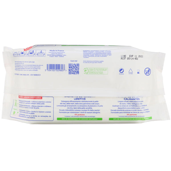 Mustela, Baby, Soothing Cleansing Wipes, 70 Wipes - The Supplement Shop