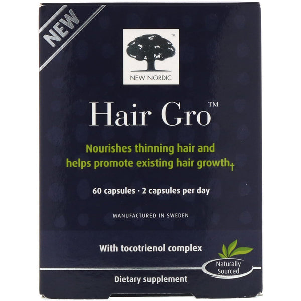 New Nordic, Hair Gro, 60 Capsules - The Supplement Shop