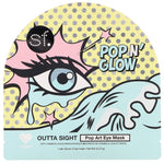 SFGlow, POP n' Glow, Outta Sight, Pop Art Eye Mask, 1 Eye Mask, 0.27 oz (8 ml) - The Supplement Shop