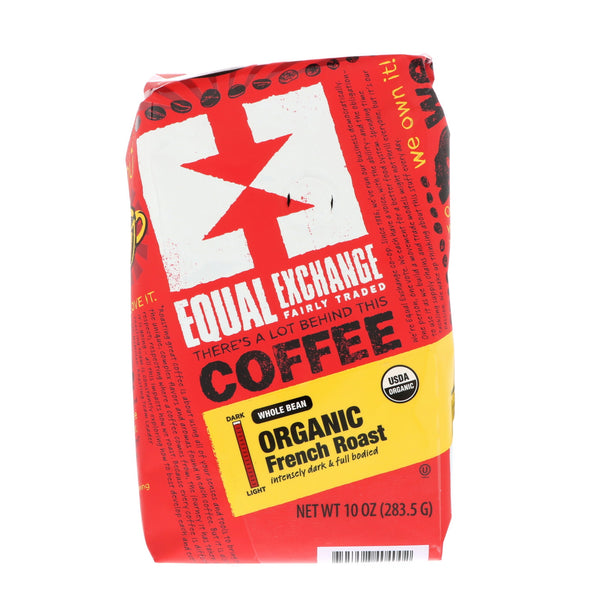Equal Exchange, Organic, Coffee, French Roast, Whole Bean, 10 oz (283.5 g) - The Supplement Shop