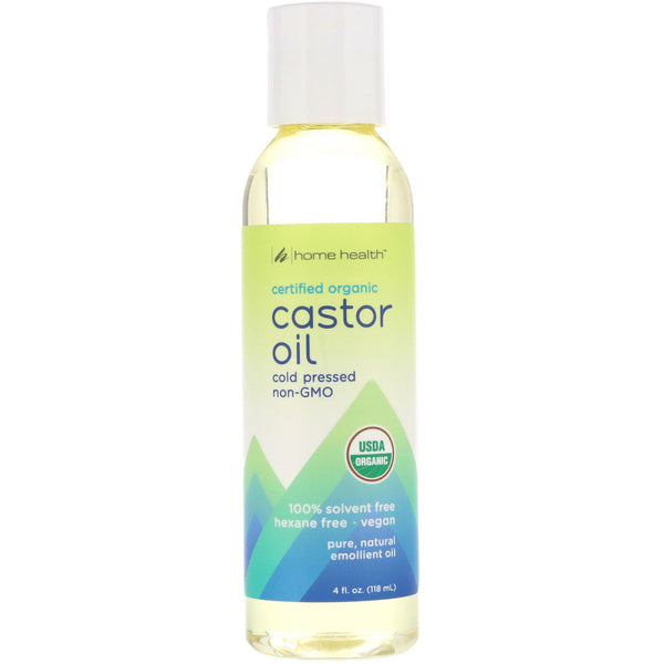 Home Health, Organic Castor Oil, 4 fl oz (118 ml) - The Supplement Shop