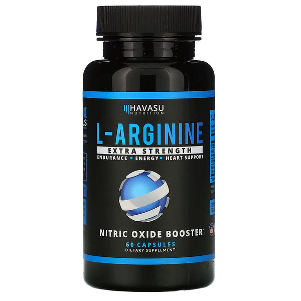 Havasu Nutrition, L-Arginine, Extra Strength, 60 Capsules - The Supplement Shop