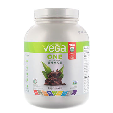 Vega, One, All-In-One Shake, Chocolate, 3 lbs (1.7 kg)