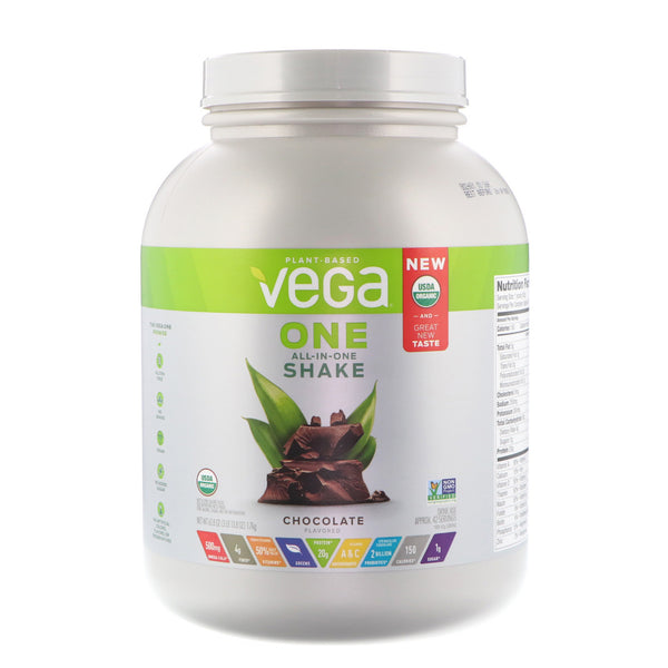 Vega, One, All-In-One Shake, Chocolate, 3 lbs (1.7 kg) - The Supplement Shop