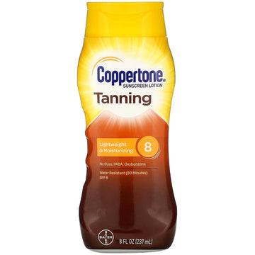 Coppertone, Tanning, Lightweight And Moisturizing,  SPF 8,  8 fl oz (237 ml)