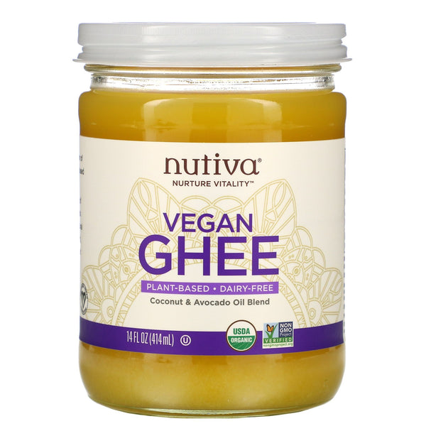 Nutiva, Organic Vegan Ghee, 14 fl oz (414 ml) - The Supplement Shop