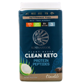 Sunwarrior, Plant-Based Clean Keto, Chocolate, 1.59 lb (720 g)