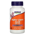 Now Foods, Alpha Lipoic Acid, 250 mg, 60 Veg Capsules - The Supplement Shop