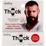 Godefroy, Thick, Beard & Mustache Growth Serum, 0.5 fl oz (15 ml) - The Supplement Shop