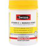 Swisse, Ultiboost, Vitamin C + Manuka Honey, Delicious Natural Honey & Lemon Flavor, 120 Chewable Tablets