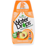 Wisdom Natural, SweetLeaf, Water Drops, Delicious Stevia Water Enhancer, Peach Mango, 1.62 fl oz (48 ml) - The Supplement Shop