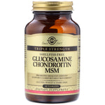 Solgar, Glucosamine Chondroitin MSM, Triple Strength, 60 Tablets - The Supplement Shop