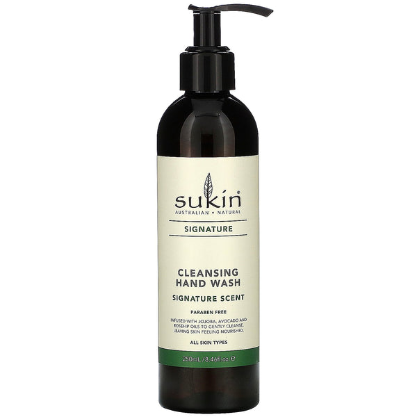 Sukin, Cleansing Hand Wash, Signature Scent, 8.46 fl oz (250 ml) - The Supplement Shop