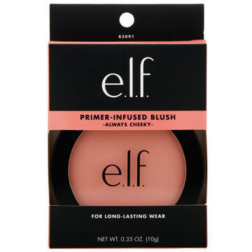 E.L.F., Primer-Infused Blush, Always Cheeky, 0.35 oz (10 g)