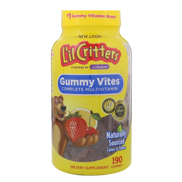 L'il Critters, Gummy Vites Complete Multivitamin, 190 Gummies - The Supplement Shop