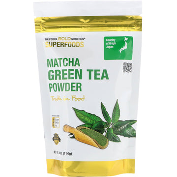 California Gold Nutrition, Superfoods, Matcha Green Tea Powder, 4 oz (114 g)