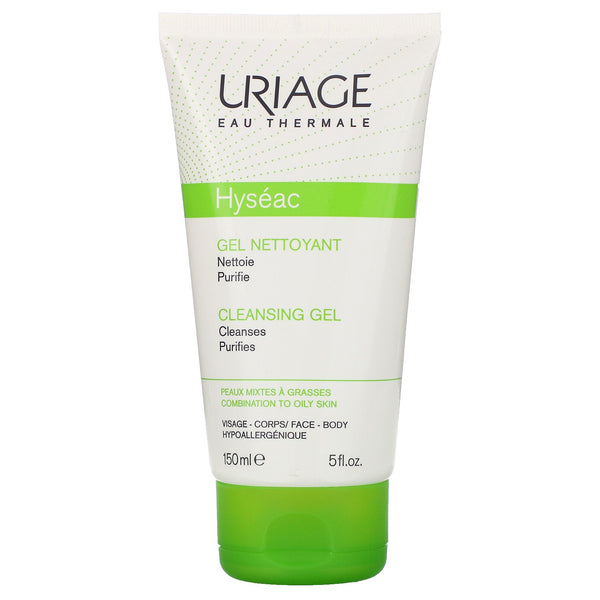 Uriage, Hyseac, Cleansing Gel, 5 fl oz (150 ml) - The Supplement Shop