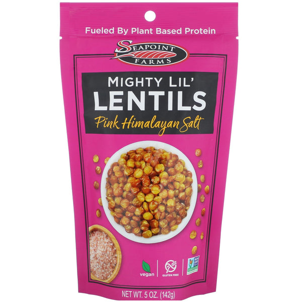 Seapoint Farms, Mighty Lil' Lentils, Pink Himalayan Salt, 5 oz (142 g) - The Supplement Shop