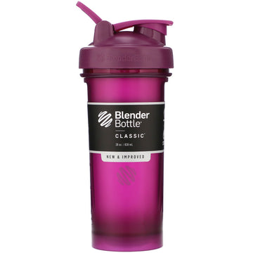 Blender Bottle, Classic With Loop, Plum, 28 oz (828 ml)