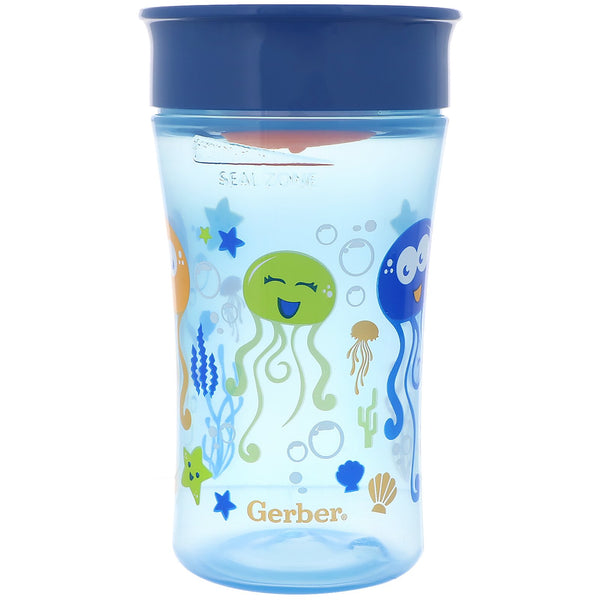 NUK, Magic 360, Magical Spoutless Cup, 12+ Months, Boy, 1 Cup, 10 oz (300 ml) - The Supplement Shop
