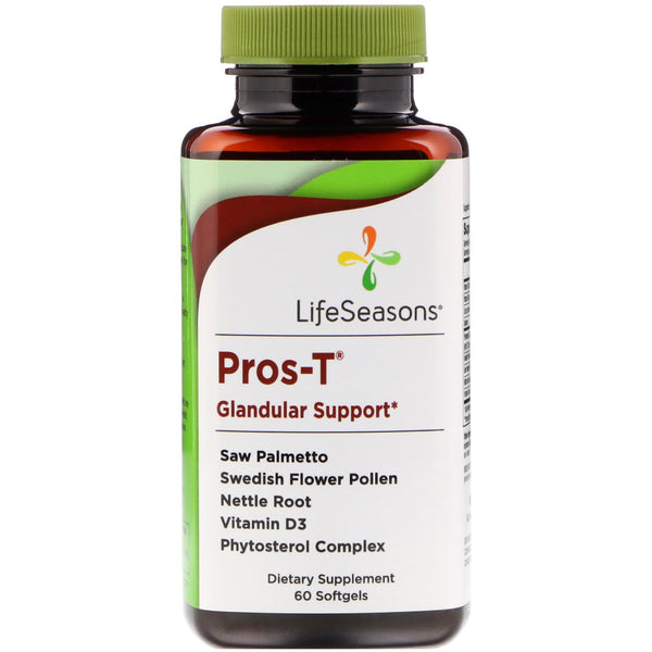 LifeSeasons, Pros-T Glandular Support, 60 Softgels - The Supplement Shop