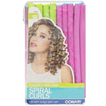 Conair, Flexible Rollers, Spiral Curls, 18 Pieces - The Supplement Shop