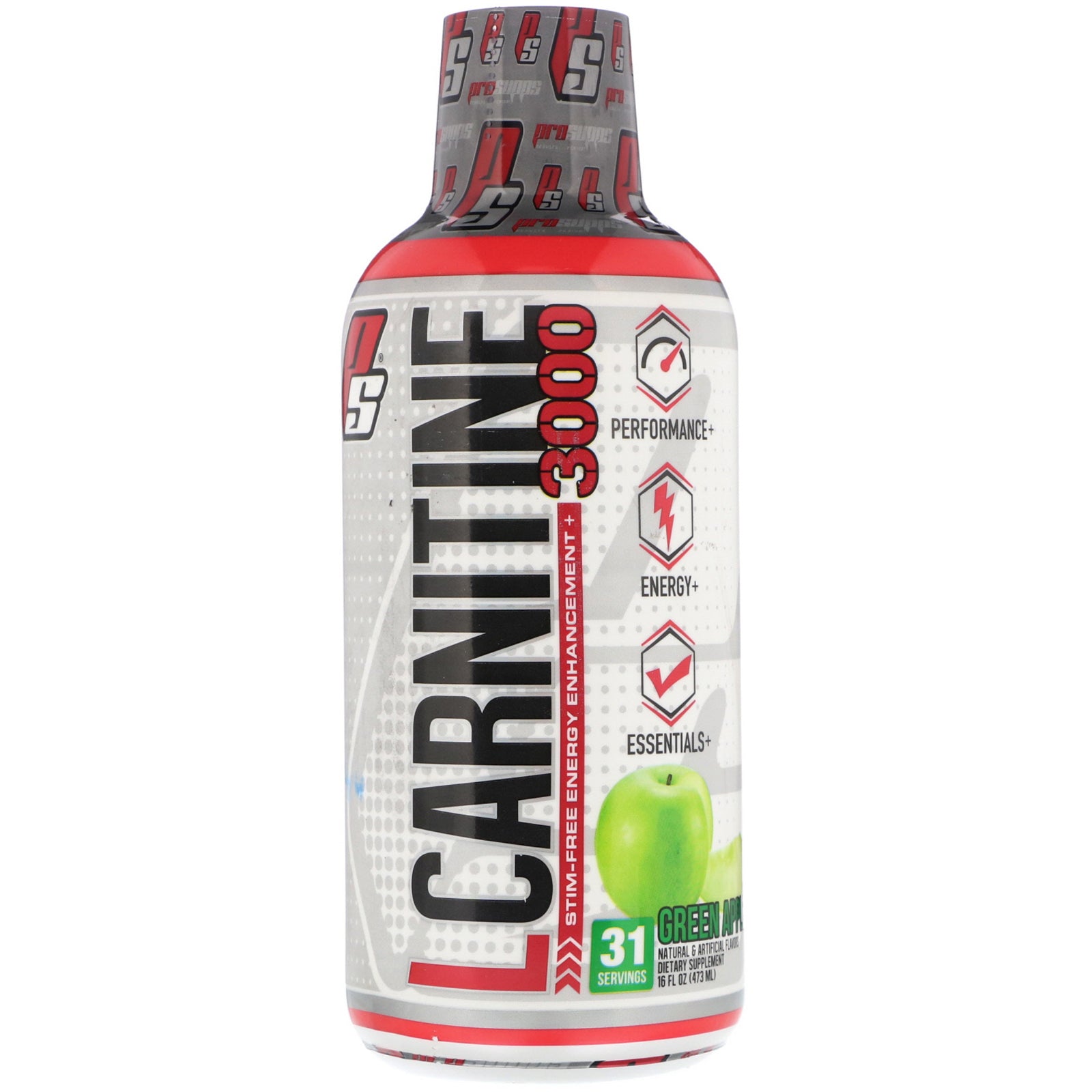 lemon bottle fat dissolving fda approved ProSupps, L-Carnitine 3000 Liquid Shots, Green Apple, 16 fl oz (473 ml