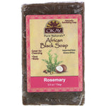 Okay Pure Naturals, African Black Soap, Rosemary, 5.5 oz (156 g) - The Supplement Shop