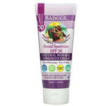 Badger Company, Natural Mineral Sunscreen Cream, SPF 30, Lavender, 2.9 fl oz (87 ml) - The Supplement Shop