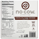 No Cow, Protein Bar, Chocolate Fudge Brownie, 12 Bars, 2.12 oz (60 g) Each - The Supplement Shop