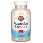 KAL, Magnesium Taurate +, 400 mg, 180 Tablets - The Supplement Shop
