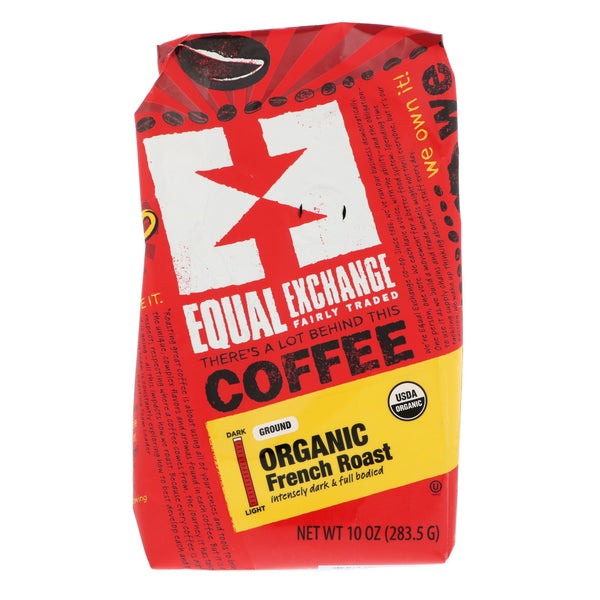 Equal Exchange, Organic, Coffee, French Roast, Ground, 10 oz (283.5 g) - The Supplement Shop