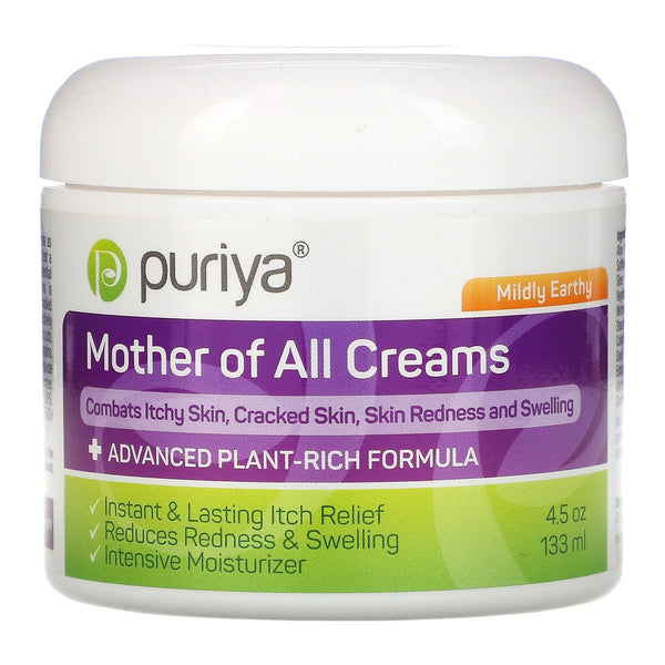 Puriya, Mother of All Creams, Mildly Earthy, 4.5 oz (133 ml) - The Supplement Shop