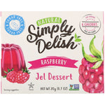 Natural Simply Delish, Natural Jel Dessert, Raspberry, 0.7 oz (20 g) - The Supplement Shop