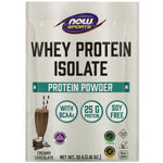 Now Foods, Sports, Whey Protein Isolate, Creamy Chocolate, 8 Packets, 1.16 oz (33 g) Each - The Supplement Shop